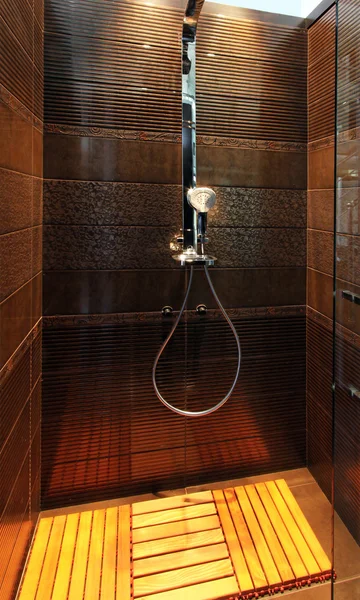 Hnědá sprcha — Stock fotografie