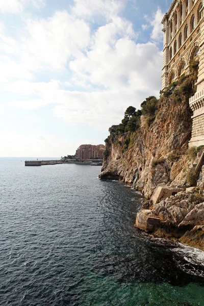 Wybrzeże Monako — Zdjęcie stockowe