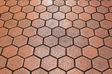 Hexagon tiles clipart