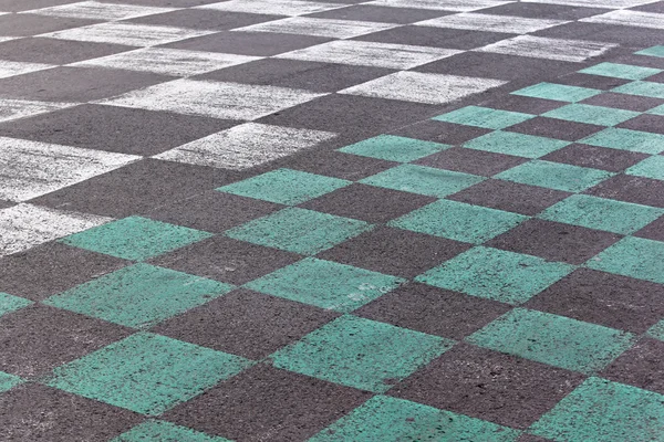 Checkered pavement — Stock Photo, Image