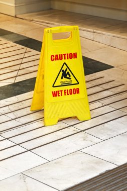 Wet floor clipart