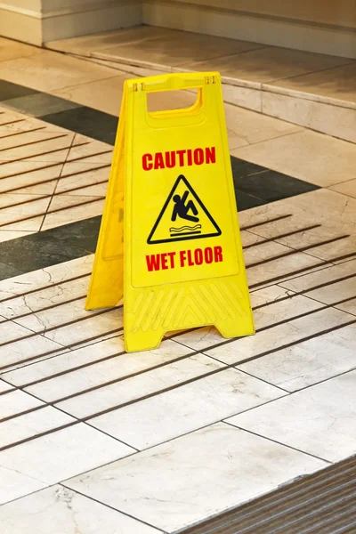 Wet floor — Stock Photo, Image