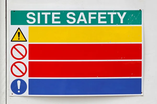 Site safety — Stock Photo, Image