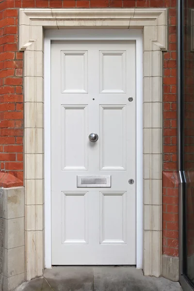 Vita dörren — Stockfoto