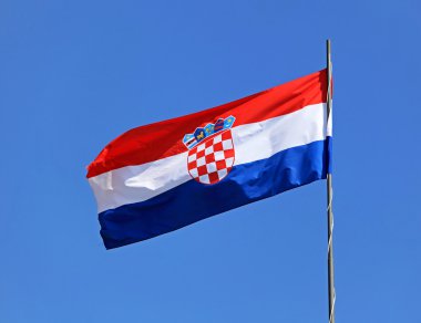 Croatia flag clipart