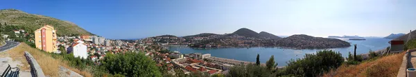 Dubrovnik kikötő-panorama — Stock Fotó