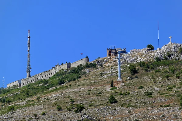 Srdj hill Dubrovnik — Stock Photo, Image