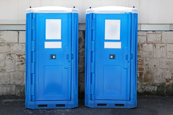 Přenosné toalety — Stock fotografie