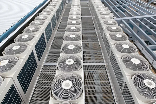 Centrala luftkonditioneringsanläggningar — Stockfoto