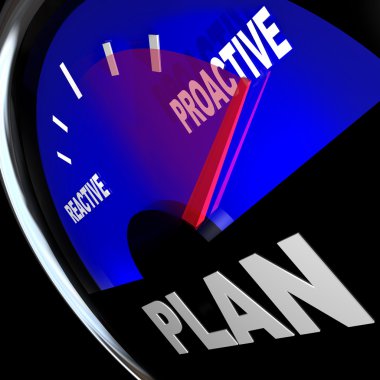 başarı için proaktif vs reaktif strateji planı ölçmek