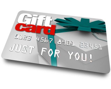 Gift Card Shopping Merchandise Plastic Credit Charge clipart