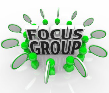 Focus Group Marketing Discussion Opinions Survey clipart