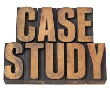 Case study words in wood type