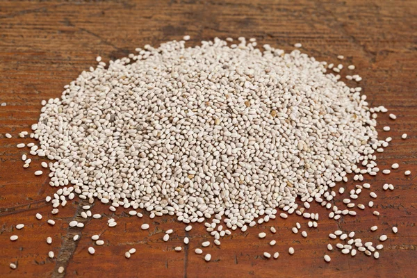 White chia seeds — Stock Photo, Image