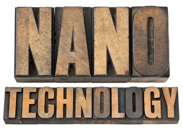 Nanotecnología en madera — Foto de Stock