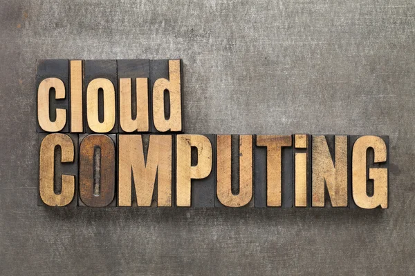 Il cloud computing — Foto Stock