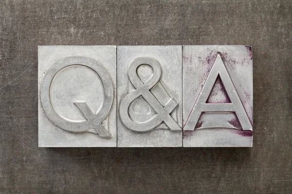 Perguntas e respostas - Q & A — Fotografia de Stock