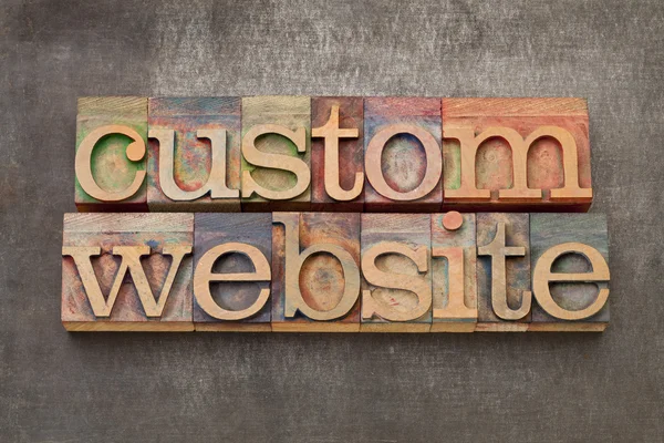 Custom website — Stock Photo, Image