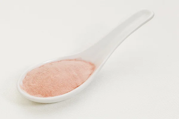 Pomegrante powder spoon — Stock Photo, Image