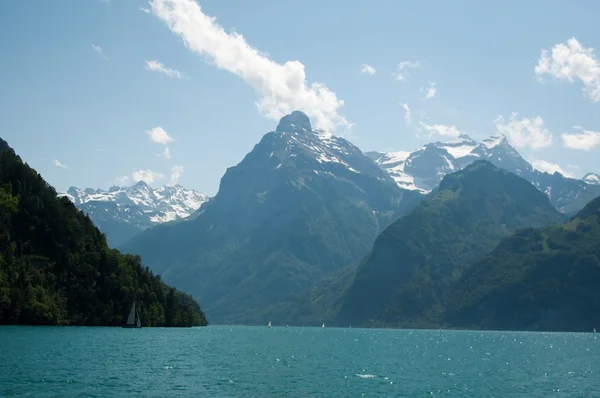 stock image Sailing In Lake Lucerne