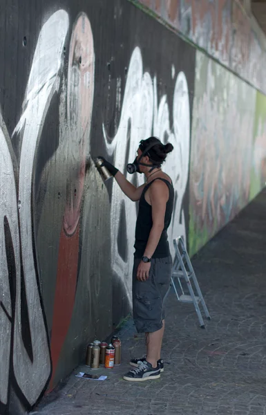 Graffiti artiest — Stockfoto