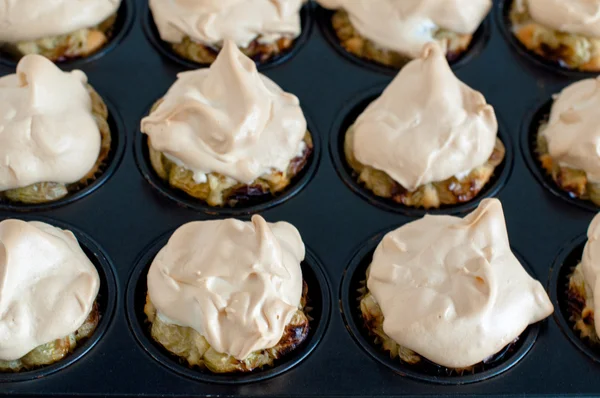 Cupcakes de merengue de grosella — Stockfoto