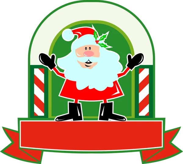 Santa Claus Father Christmas Cartoon — Stock Vector