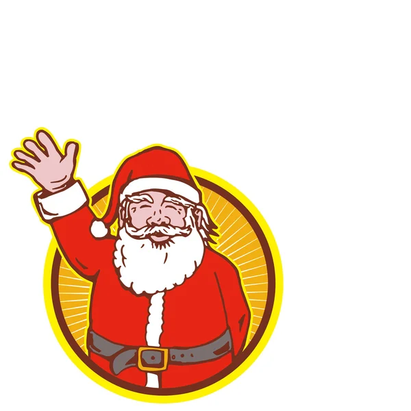 Santa Claus otec vánoční karikatura — Stockový vektor
