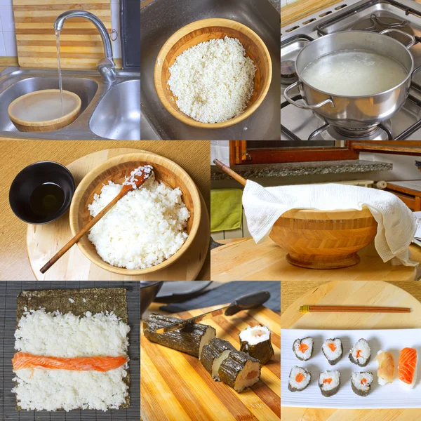 Domácí sushi — Stock fotografie