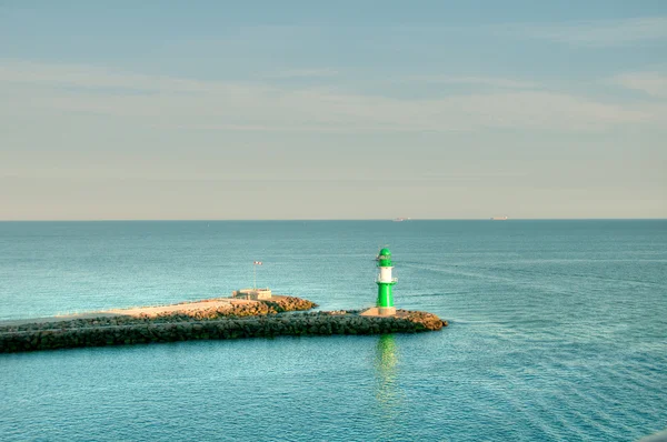 stock image Green lighthouse