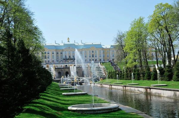 stock image Peterhof Palace and Gardens