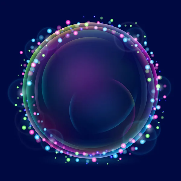 Glanzende vector bubbels — Stockvector