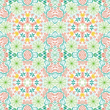 Abstract African Native Seamless Pattern clipart