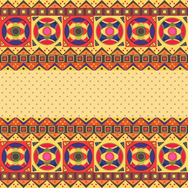 Abstract African Card clipart