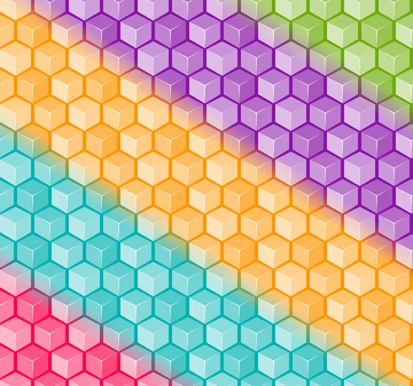 Kleurrijke vierkante achtergrond — Stockvector