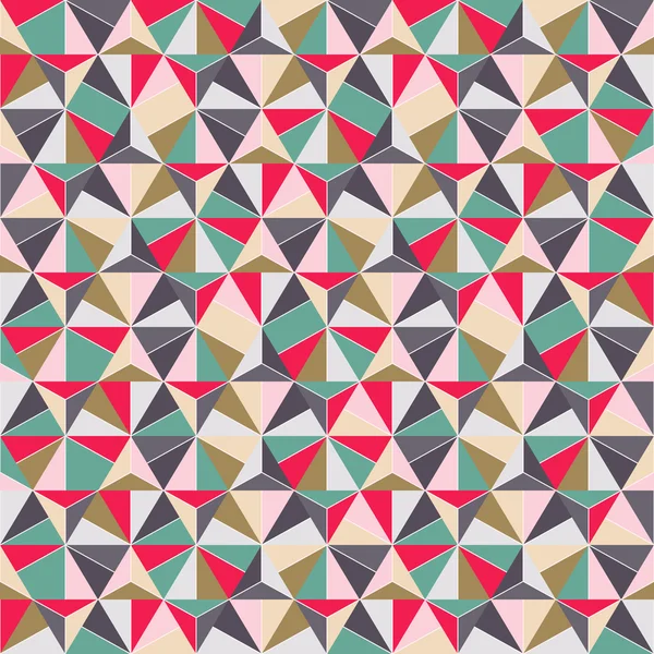 Geometrische Dreiecksform nahtloses Muster — Stockvektor