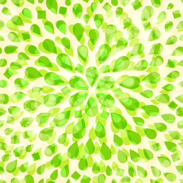 Seamless Lime Color Petal Pattern — Stock Vector