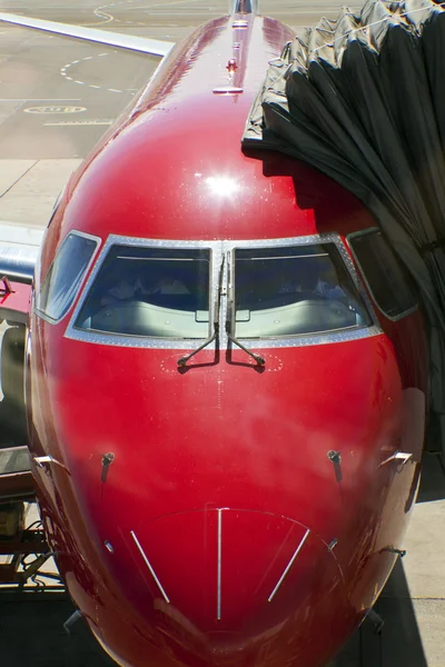 Red Aircraft — Stock Photo, Image