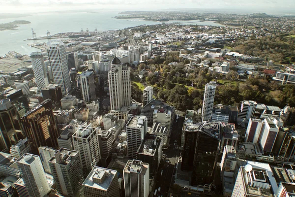 Ville de la skytower d'Auckland — Photo
