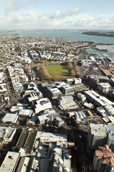 Auckland city från skytower — Stockfoto