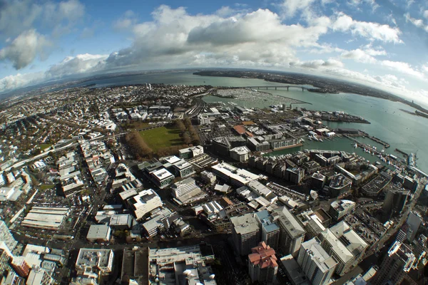 Ville de la skytower d'Auckland — Photo