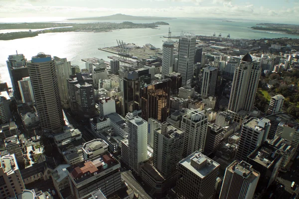 Auckland city från skytower — Stockfoto