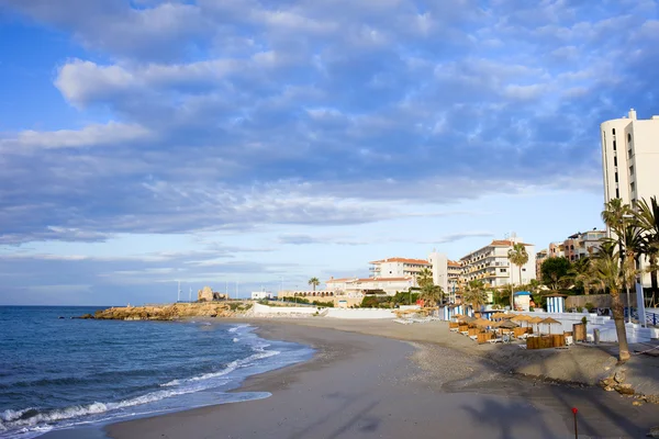 Nerja plaży na costa del sol — Zdjęcie stockowe