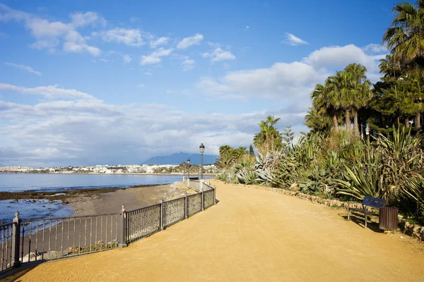 Promenade in Marbella — Stockfoto