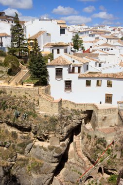 Ronda Town in Andalucia clipart