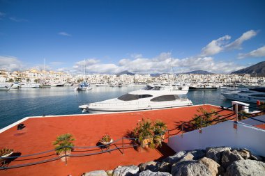 Puerto Banus in Spain clipart