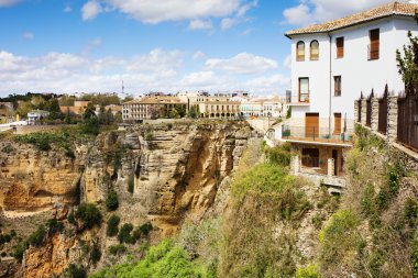 Ronda Town in Spain clipart