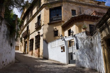 Old Town in Ronda clipart