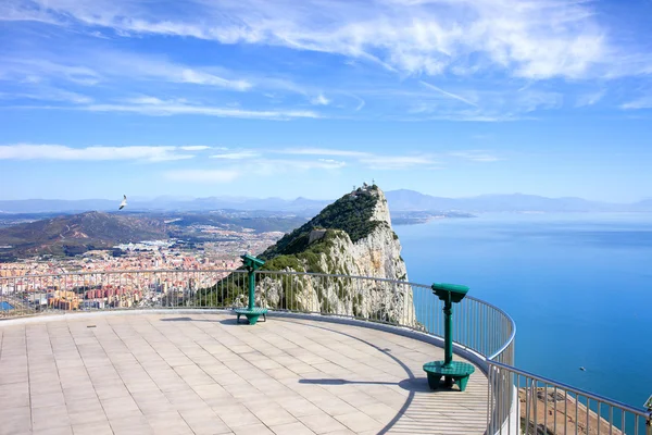 Ponto de vista de rocha de Gibraltar — Fotografia de Stock