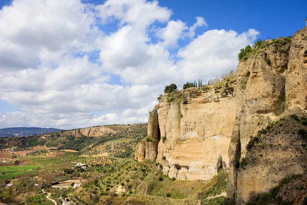Ronda Cliffs in Andalusia — Stock Photo, Image